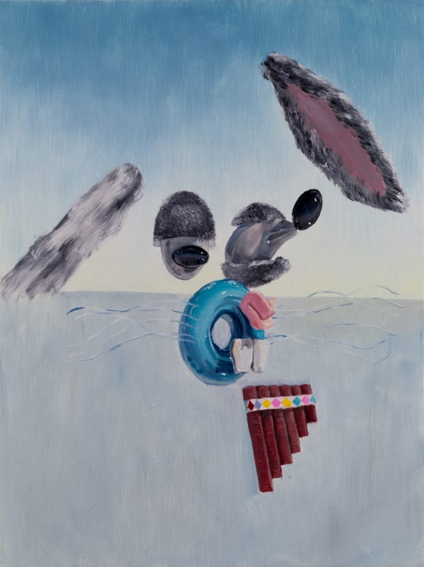 Gabriel Abrantes, Portrait (Pan Flute Rabbit), 2020