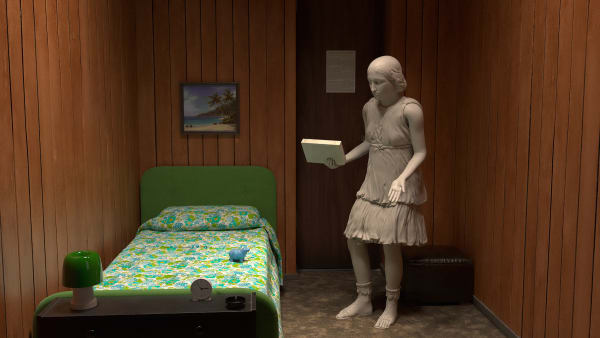 Gabriel Abrantes, Two Sculptures Quarreling in a Hotel Room, 2020