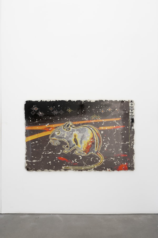 Katja Novitskova - Earthware (lab mouse seeing in infrared for the first time)