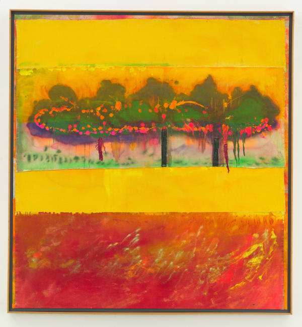 Frank Bowling, Berries, 2014