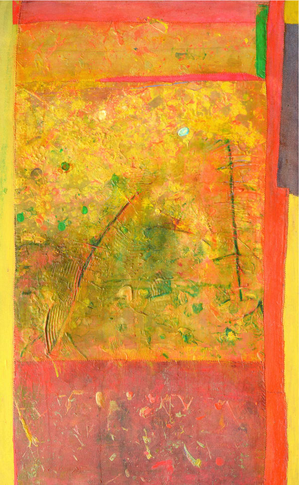 Frank Bowling, And Sn's Bookmark II, 1998