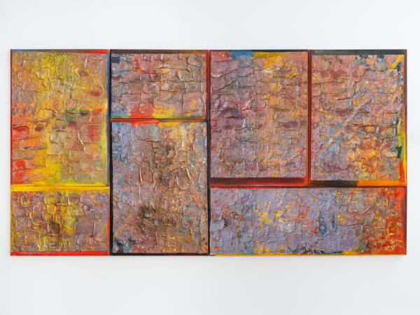 Frank Bowling, Girls in the City, 1991