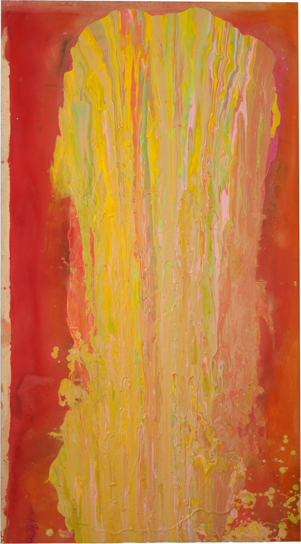 Frank Bowling, Rosebush, 1974