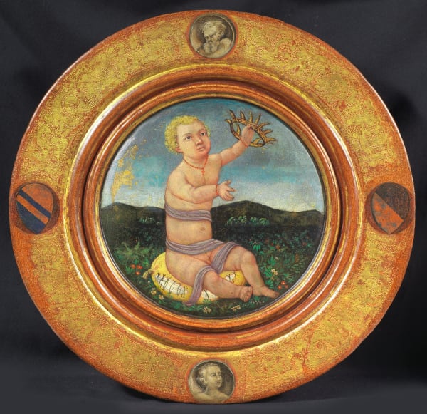 Giovanni di Ser Giovanni, known as Lo Scheggia, Birth salver, 1486