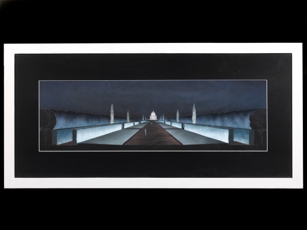Marcello Piacentini, Illuminated avenue. EUR, ca. 1938 - 1939