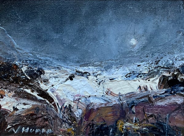 Night Landscape with Heather, Fife