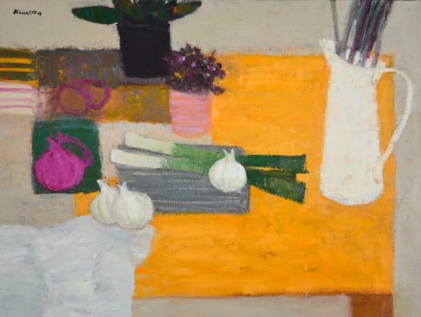 Still Life on a Yellow Cloth