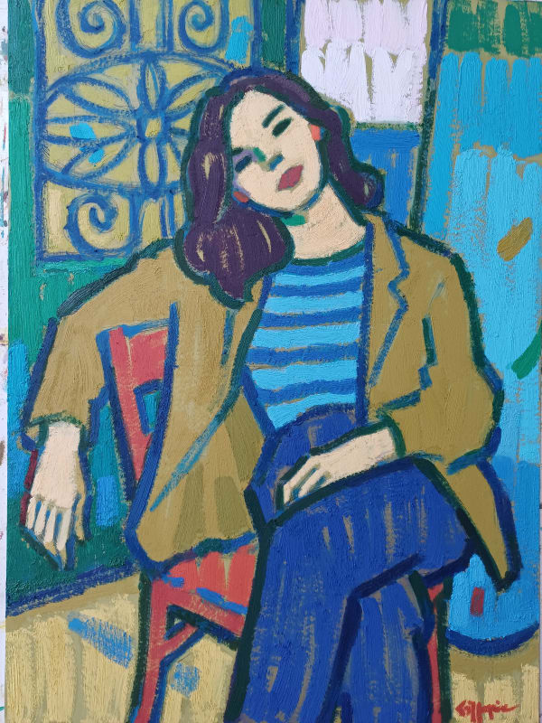 Seated by the Window