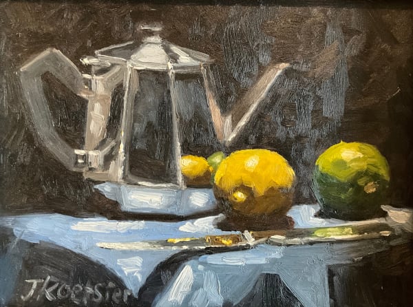 Coffee Pot, Lemon and Lime