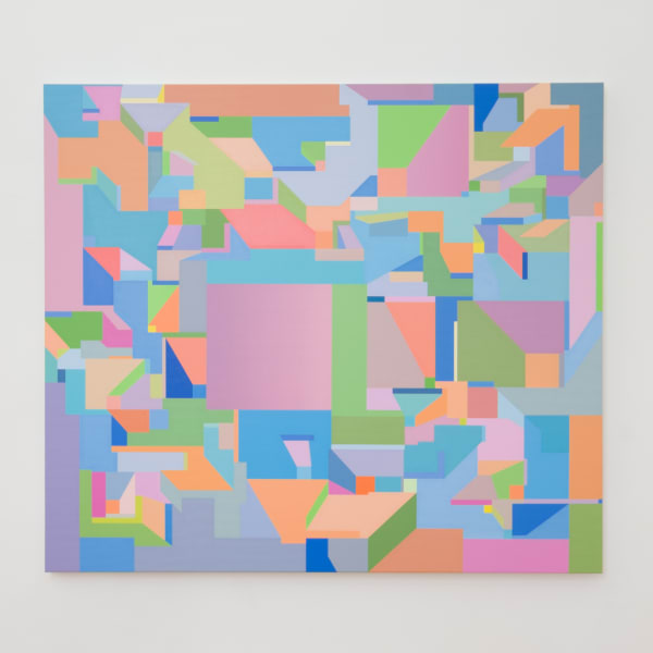 Toon Leën, Homage to Squares and Dashes, # 1, 2018-2019