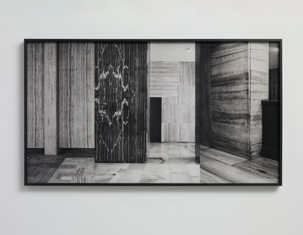 DAYANITA SINGH Montage V, 2019 Black and white archival pigment prints, archival tissue 77.6 x 136.4 x 4.5 cm (framed) Edition of 3