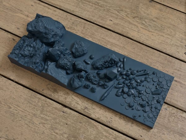 Isabelle Cornaro Orgon Doors V (Blue), 2018 Cast polyurethane 13 x 72.5 x 26 cm 5.1 x 28.5 x 10.2 in