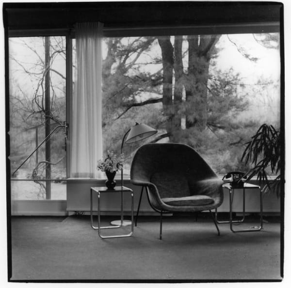 DAYANITA SINGH Gropius House Chair, Lincoln, 2002, 2004 Silver gelatin print 25 x 25 cm 9.8 x 9.8 in Edition of 7