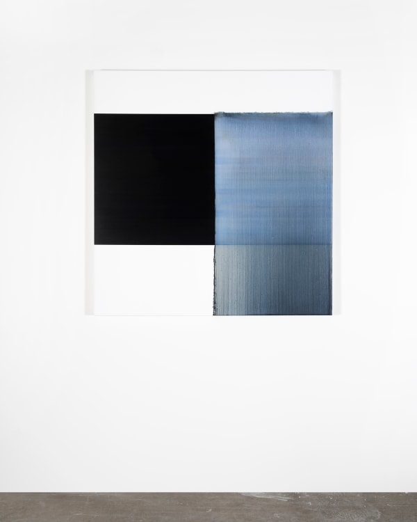 CALLUM INNES, Exposed Painting Paris Blue, 2024