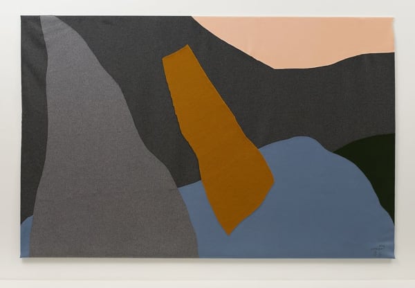 DANIEL SILVER Body Landscape Dance 2, 2018 Wool, cashmere, steel 145 x 226 cm 57.1 x 89 in