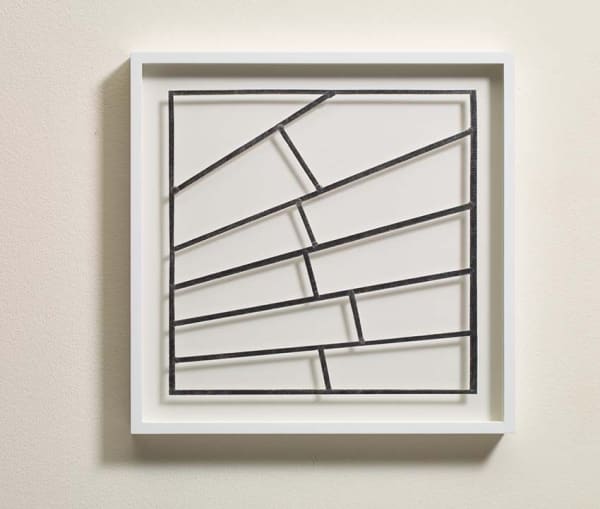 ANNA BARRIBALL Sunrays II, 2016 Pencil on paper 52 x 53 x 4.5 cm (framed)