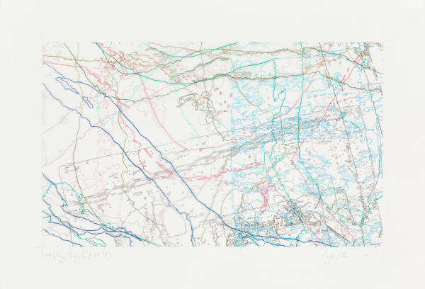 Ingrid Calame, #315 Drawing (Tracings from Buffalo, NY), 2008