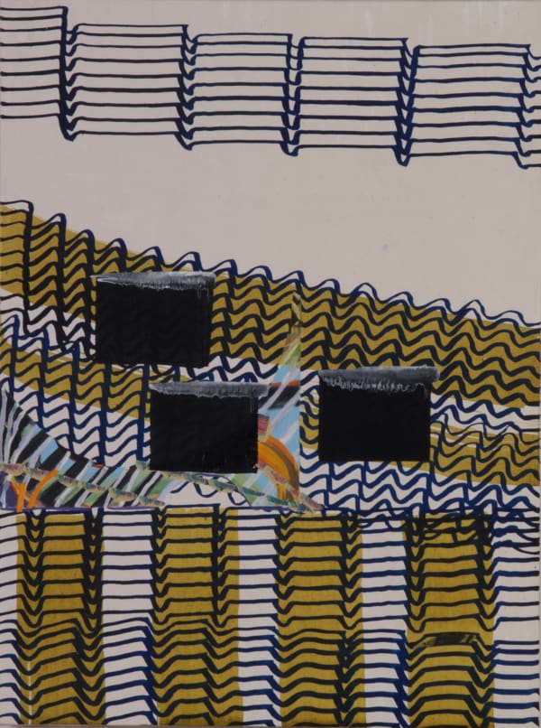 JUAN USLÉ Vidas Ajenas, 2005 Mixed media on canvas and board 61 x 46 cm 24 x 18.1 in