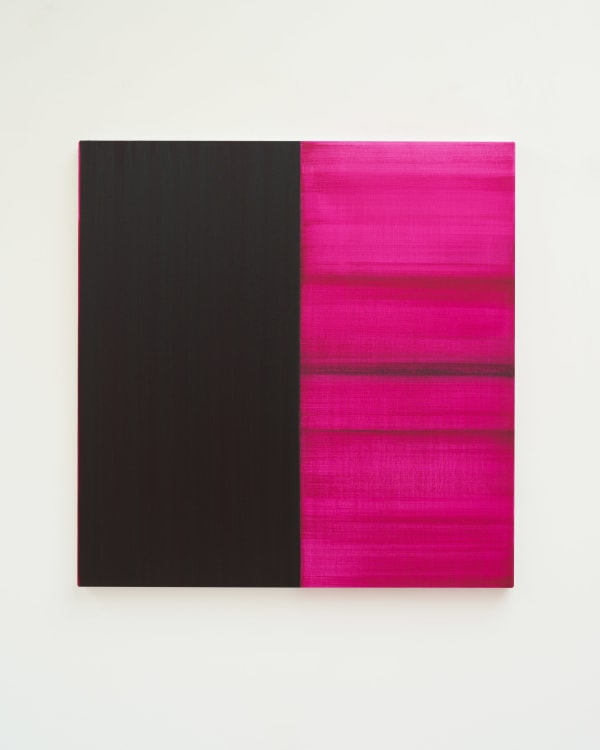 CALLUM INNES, Untitled Lamp Black / Magenta, 2024
