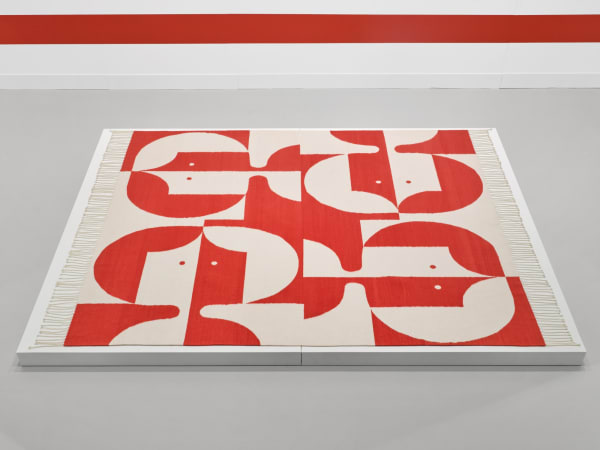 POLLY APFELBAUM, Red and White Potential, 2023