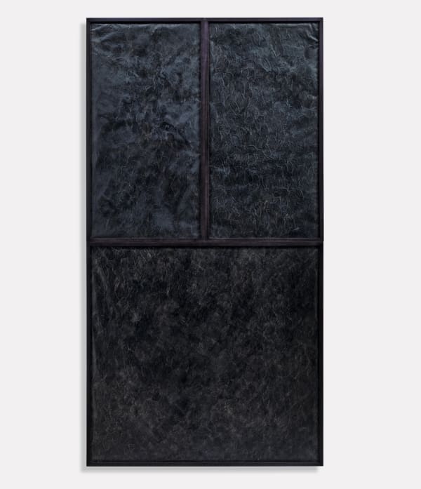 ANNA BARRIBALL, Night Window with Leaves, 2015