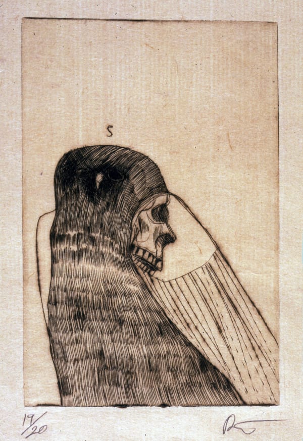 Rick Bartow, Night Hawk, 2000