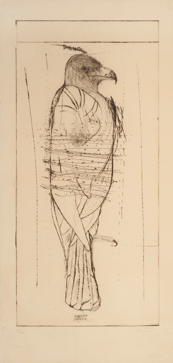 Rick Bartow, Dignity/Grace II, 2000