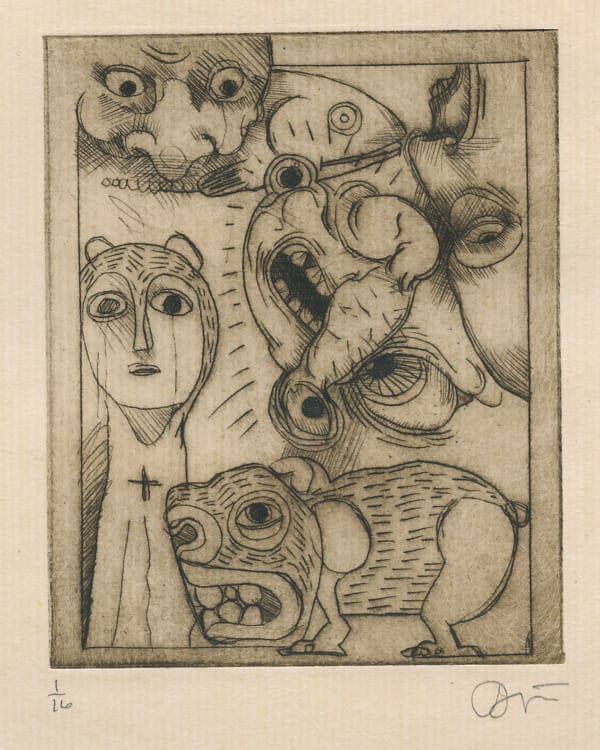 Rick Bartow, Crazy, 2012