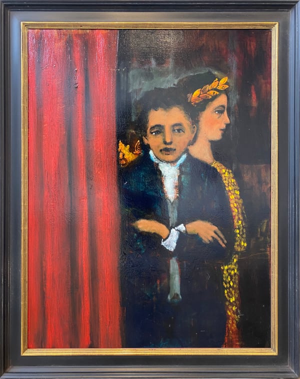 Brian Kershisnik, Back Stage, 2023