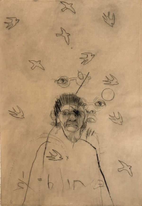 Rick Bartow, 1/2 Blind, 2013-2015