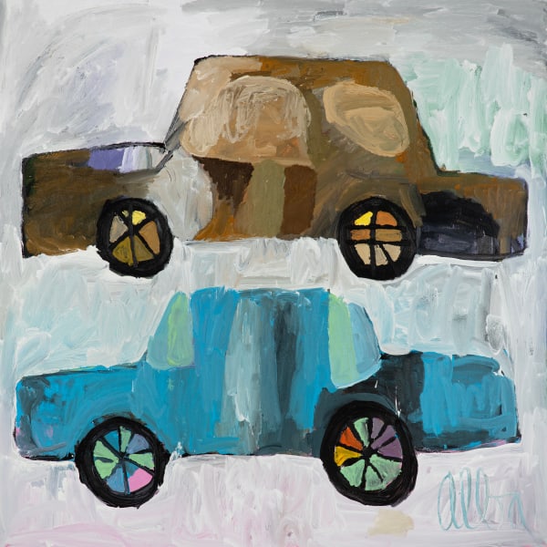 Andrew Alba, Brown Car Blue Car, 2021