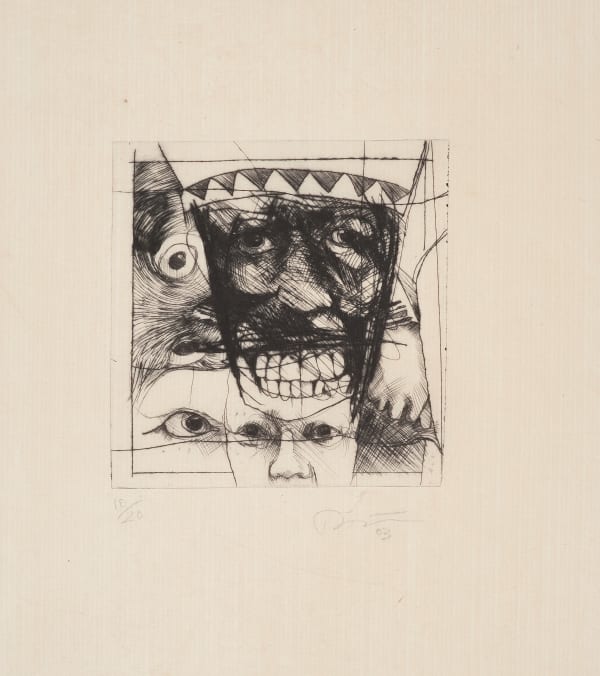 Rick Bartow, Big Hat Dream, 2003