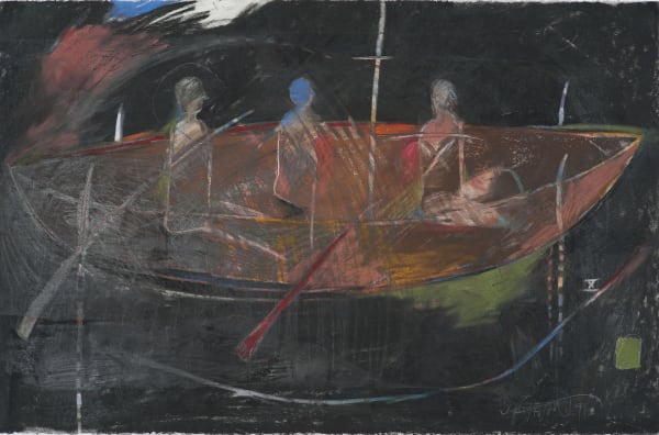 Rick Bartow, The Vessel Needn’t Move, 1991
