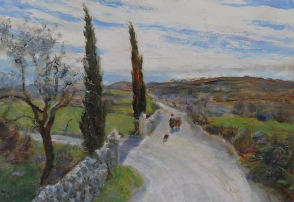Kevin Kadar, Lungo una Strada di Campagna, II, 2024