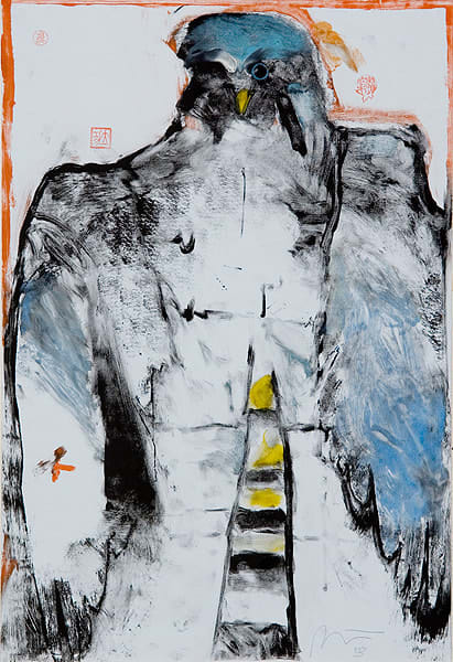 Rick Bartow, Untitled / Japanese Hawk, 2003