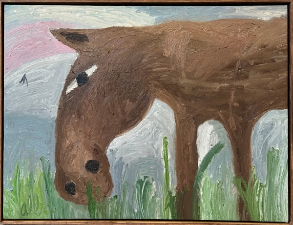 Andrew Alba, Horse in Green Field, 2025