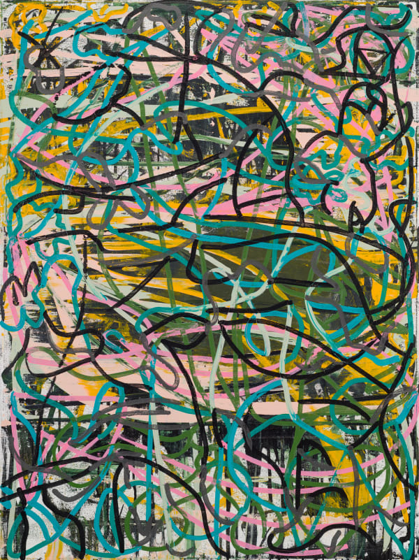 V. Maldonado, Figure in Garden, 2020