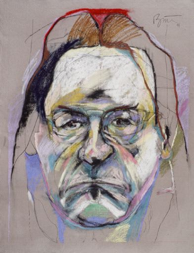Rick Bartow, Self Portrait with Red Part, 1999