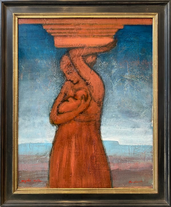 Brian Kershisnik, Caryatid Mother, 2025