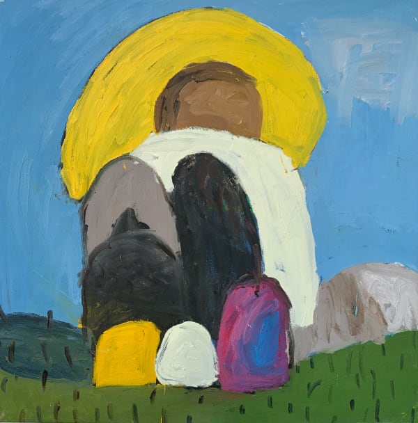 Andrew Alba, Seated Figure, 2018