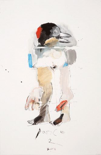 Rick Bartow, Upright, 2015