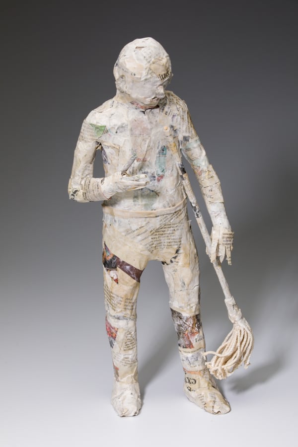 Tom Prochaska, Man with Mop, 2017