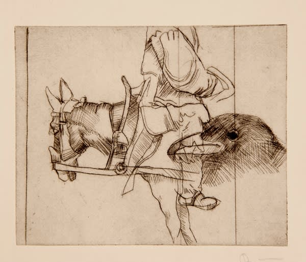 Rick Bartow, Ride to Town, 2015