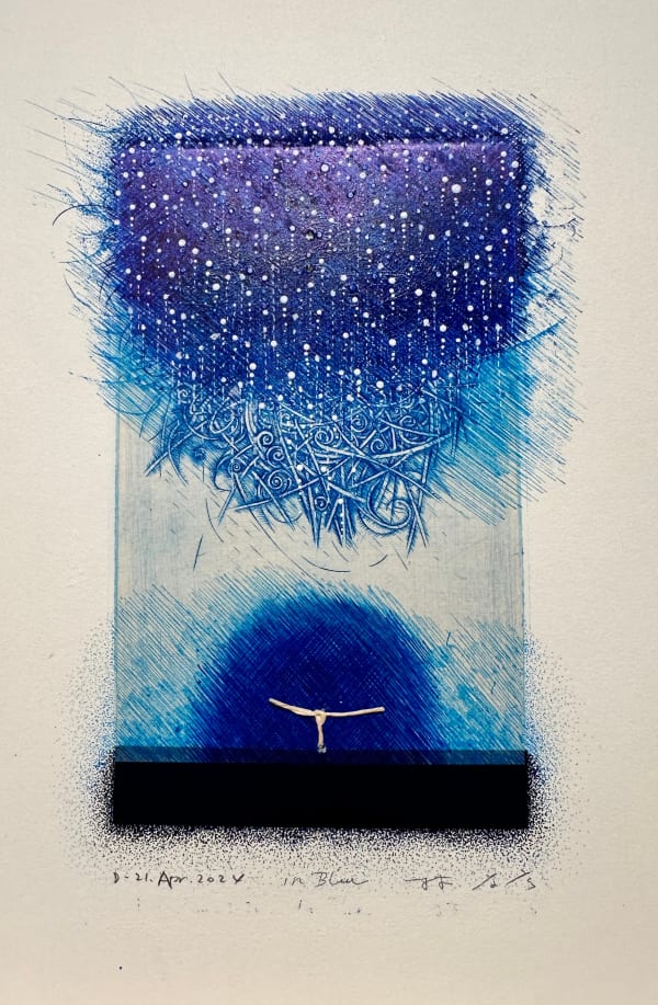 Takahiko Hayashi, D-21 Apr 2024 "in Blue", 2024