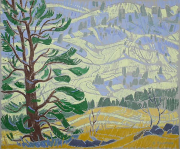 Benny Fountain, Winter Day on Sun-Warmed Hill, 2025