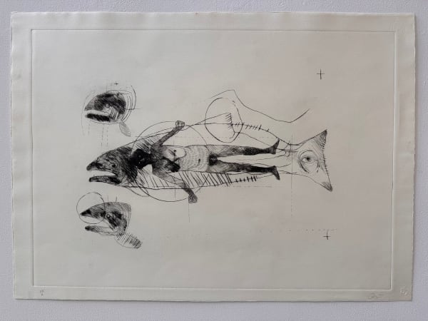 Rick Bartow, Salmon Boy, 2015