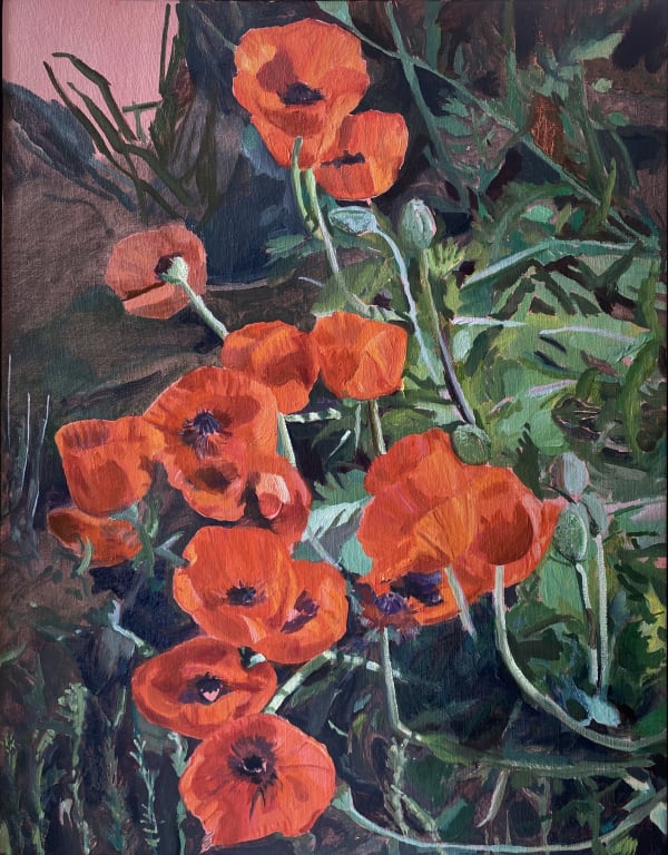 Holly Osborne, Poppies, 2020