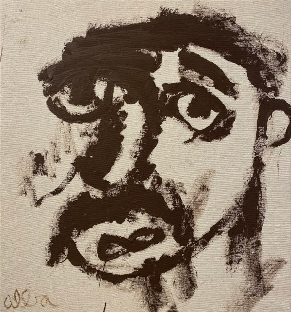 Andrew Alba, Brown Face 1, 2023