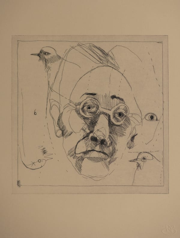 Rick Bartow, Self with Birds, 2015/2021