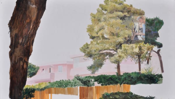 Holly Osborne, Pink House and Taj, 2019